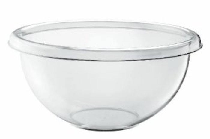 15\" Clear Salad Bowl