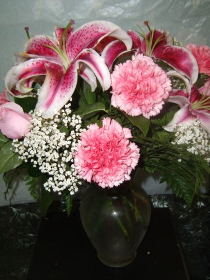 Pink Vased Arrangement