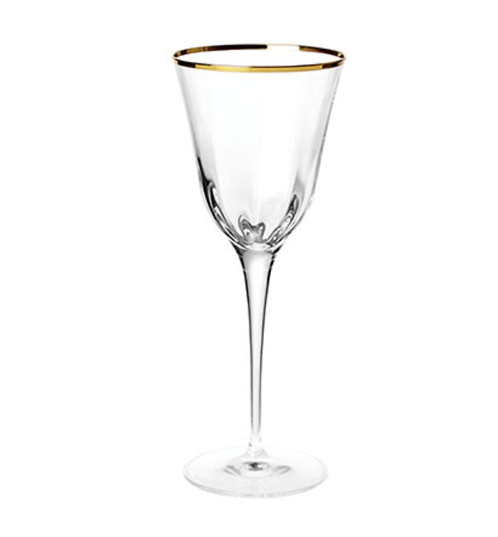 Optical Gold Water Glass