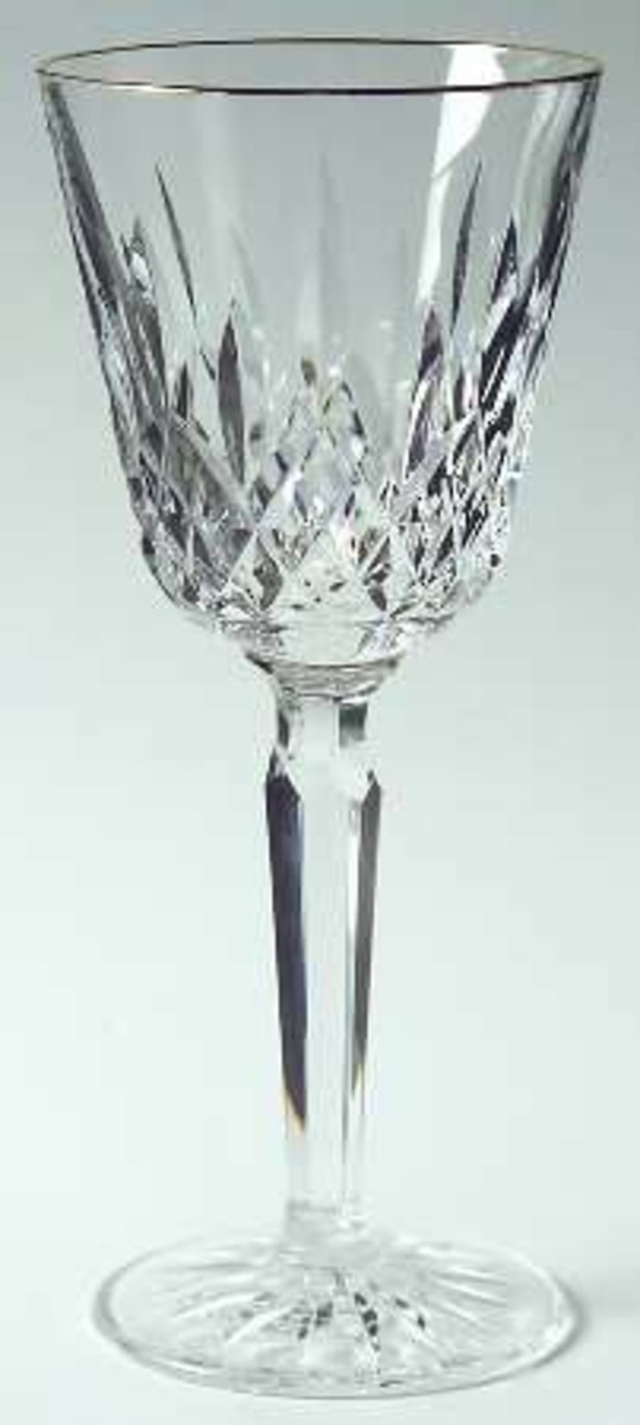 Lismore Gold Wine Glass