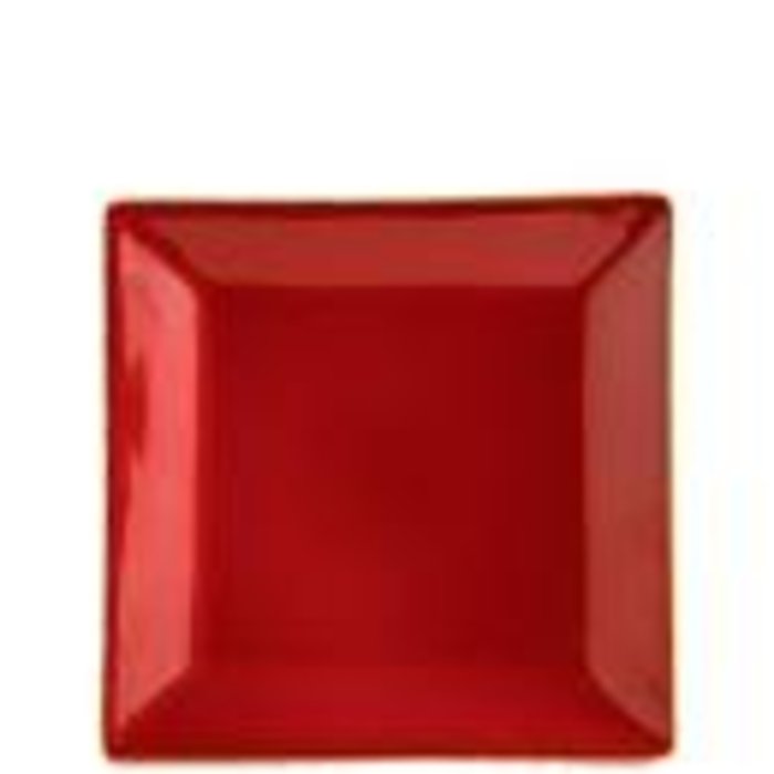 Rosso Vecchio Square Salad Plate