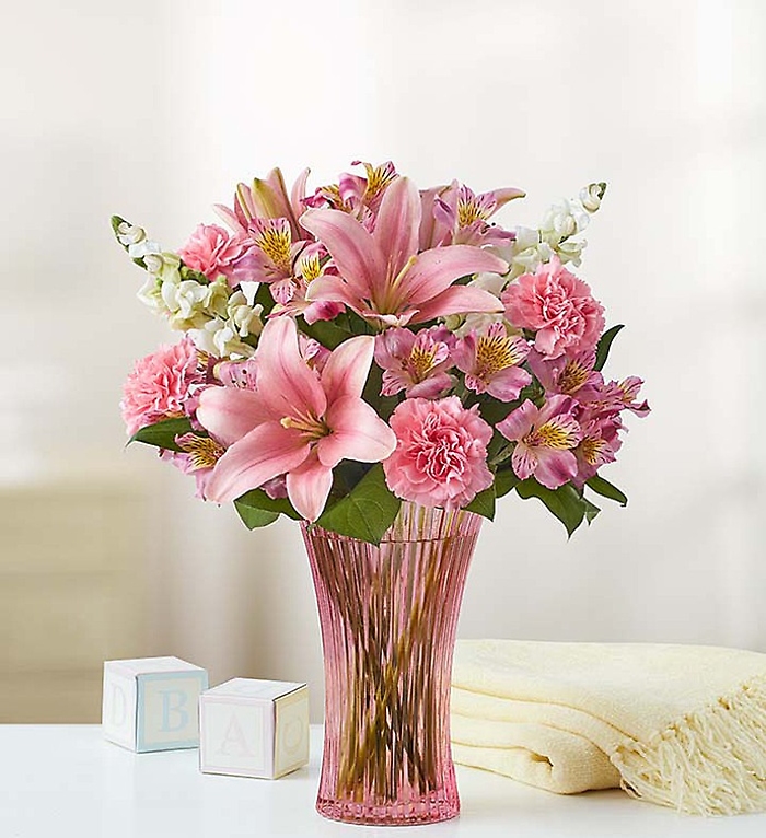 Sweet Baby Girl Pink flowers