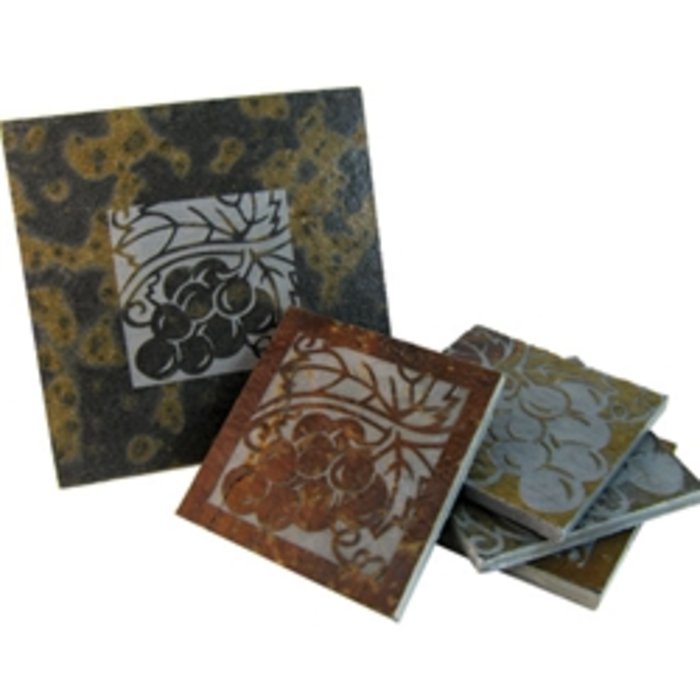 Slate Coaster Set