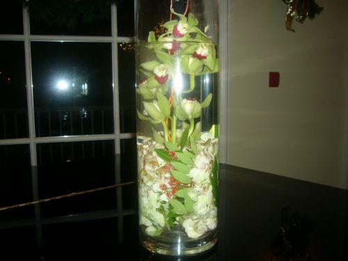 Cymbidium Orchid Centerpiece