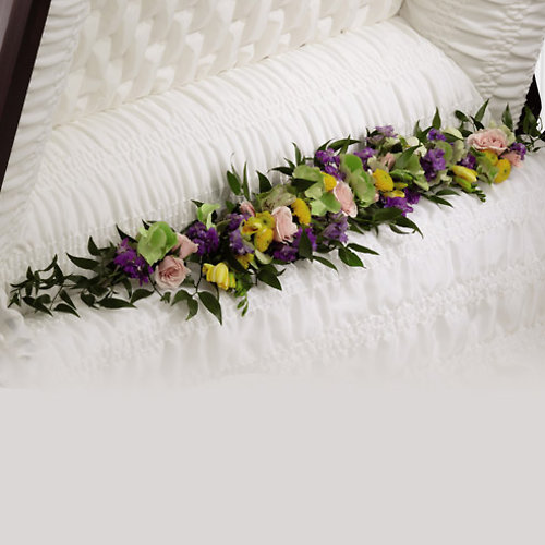 The Trail of Flowers Casket Adornment