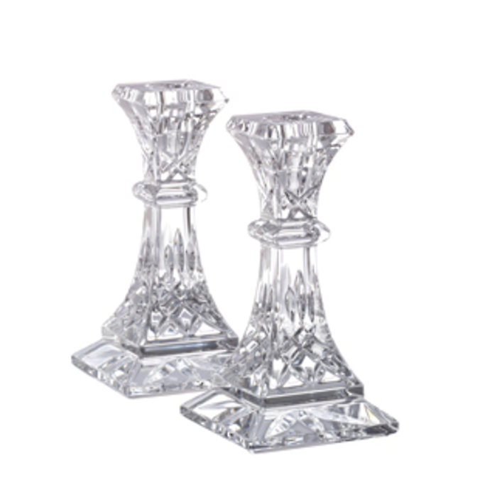 Lismore Candlestick, 6\", Pair