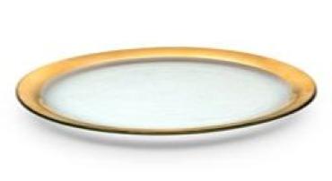 Roman Antique Gold Oval Platter