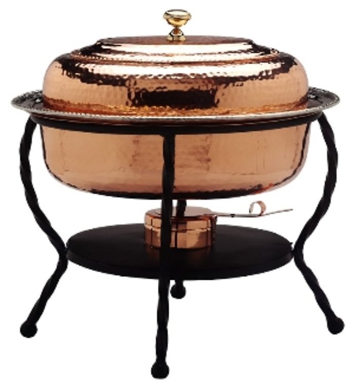 ODI 6qt OVAL COPPER CHAFING DISH