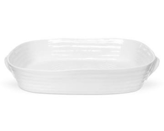 Sophie Conran White Large Handled Rectangular Roasting Dish