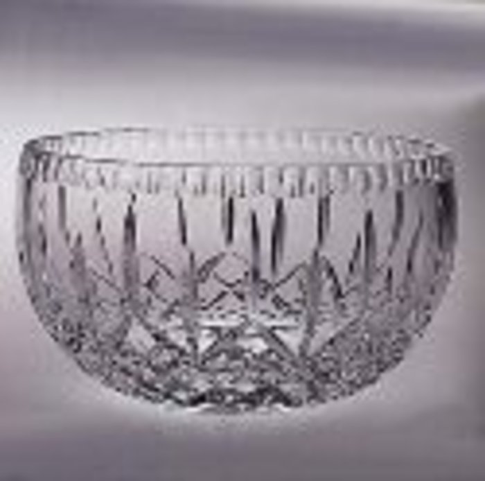 Plaza Deep 10\" Crystal Bowl