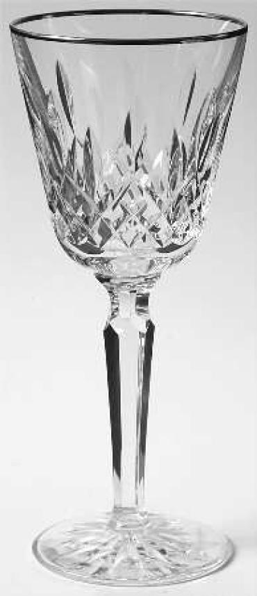 Lismore Platinum Wine Glass