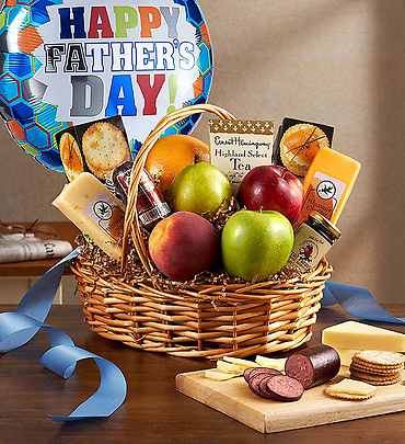 Fruit &amp; Gourmet Basket for Dad
