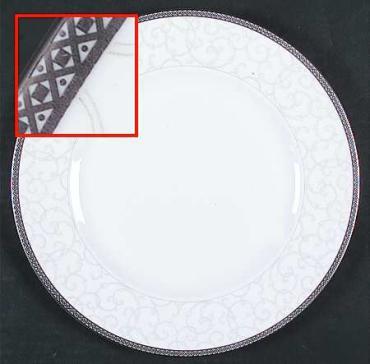 Celestial Platinum Dinner Plate