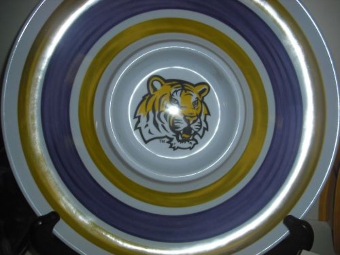 LSU Dip Serving Tray