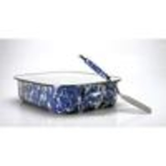 Cobalt Swirl Lasagna Pan