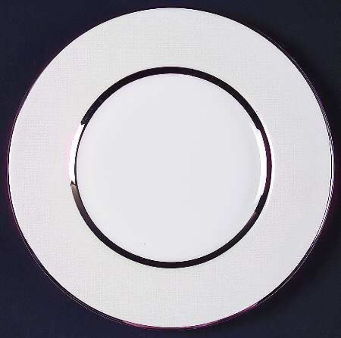 Platinum Silk Salad Plate