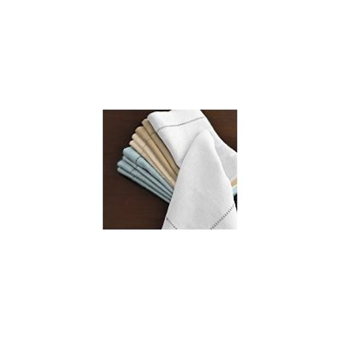 Hemstitch White Dinner Napkin