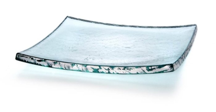Annie Glass gold slab 10\" x 10\"