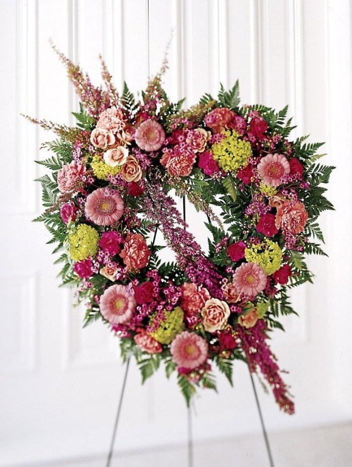 Eternal Rest Heart Wreath