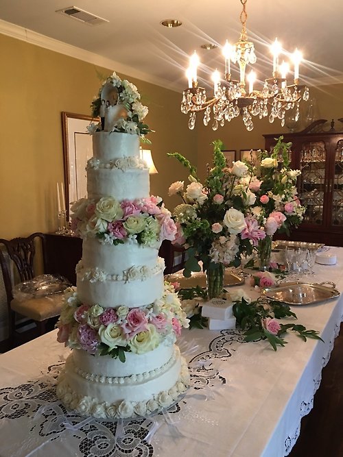 Home wedding cake