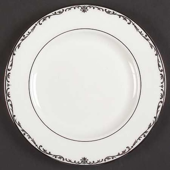 Coronet Platinum Salad Plate