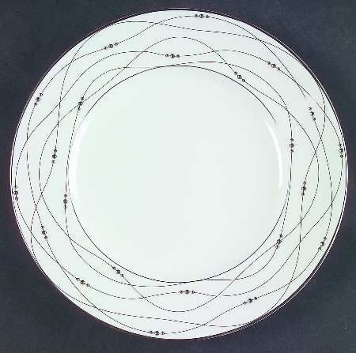 Precious Platinum Salad Plate