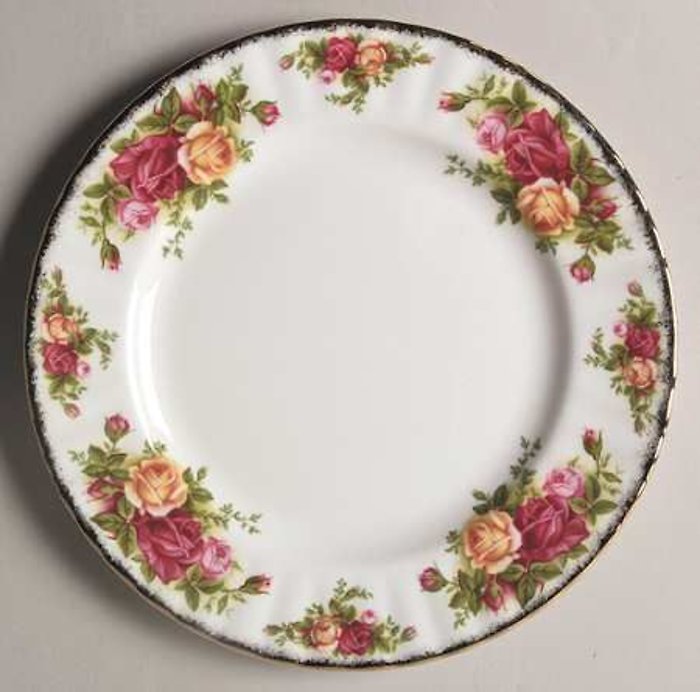 Old Country Roses Salad Plate