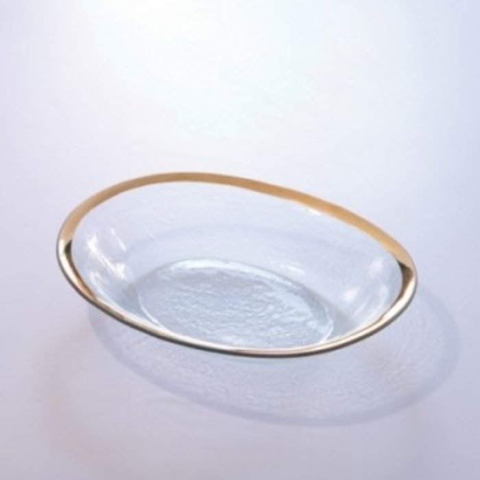 Large oval serving bowl