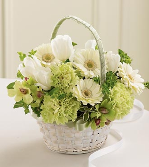 Fresh Picked Flower Girl Basket