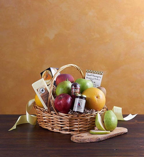 Deluxe Fruit & Gourmet Basket