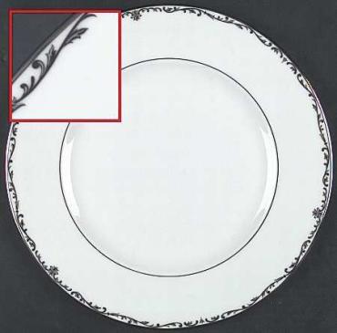Coronet Platinum Dinner Plate