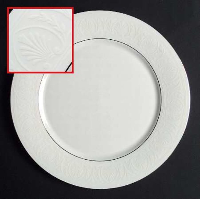 Hannah Platinum Dinner Plate