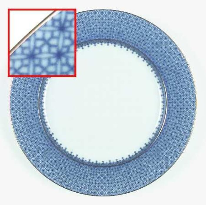 Blue Lace Dinner Plate