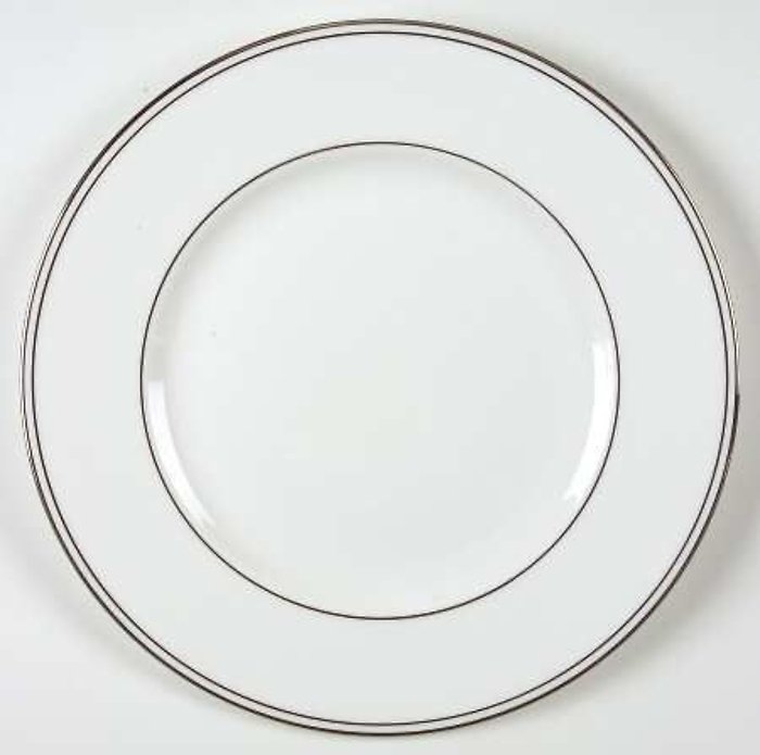 Federal Platinum Dinner Plate