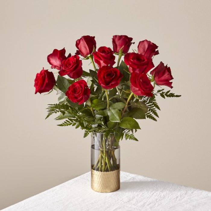 Lovebirds Red Rose Bouquet