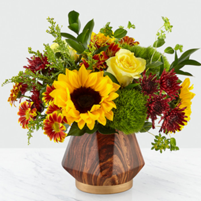 Fall Harvest in wood container