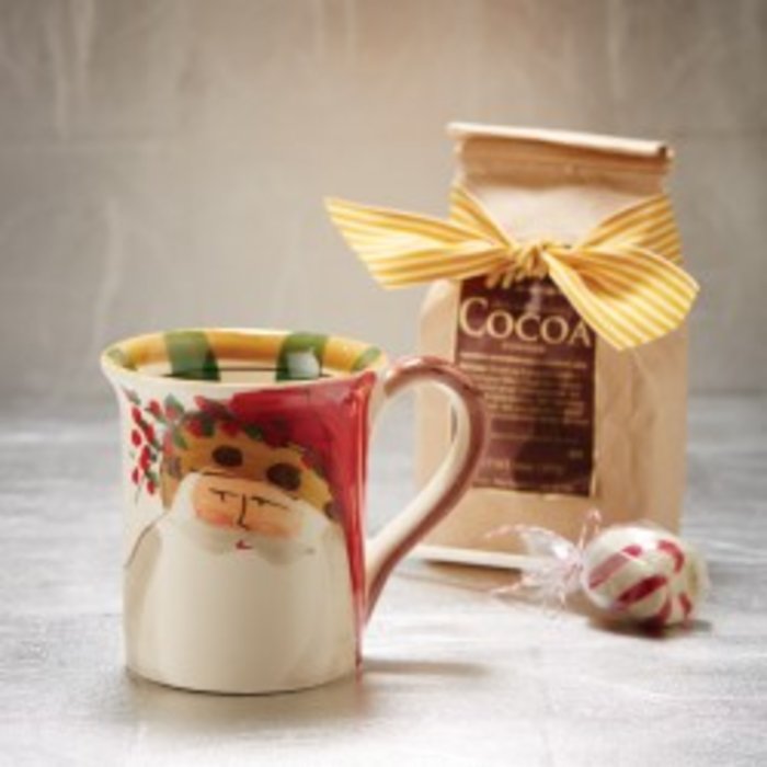 Vietri Old St. Nick animal hat mug