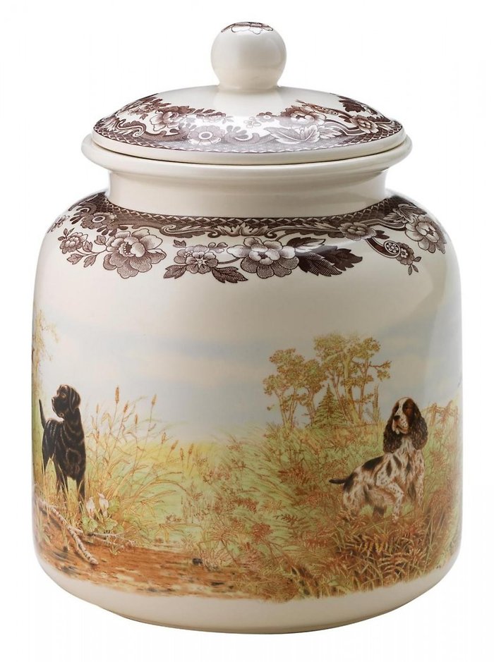 Woodland Dog Treat Canister