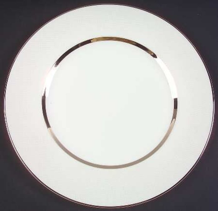 Platinum Silk Dinner Plate
