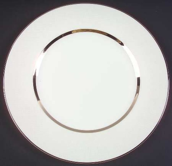 Platinum Silk Dinner Plate