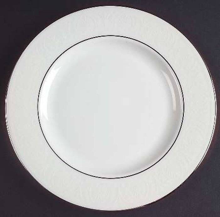 Hannah Platinum Salad Plate