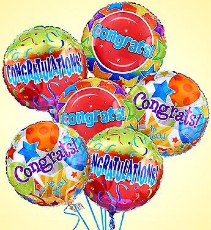 Congratulations Mylar Balloons