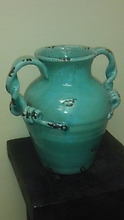 Blue Urn With Handles