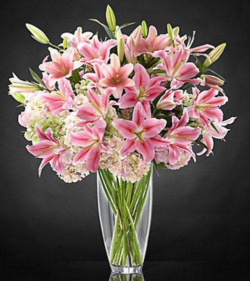 Intrigue Luxury Lily & Hydrangea Bouquet
