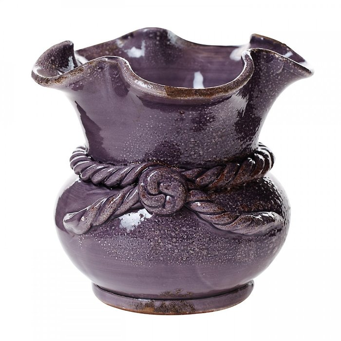 purple cache pot