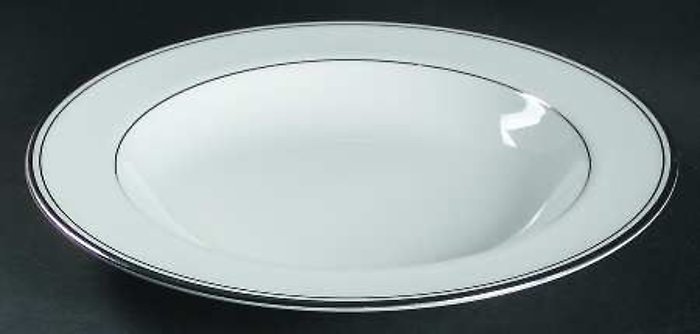 Kilbarry Platinum Rim Soup Bowl