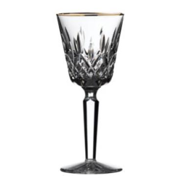 Waterford Gold Lismore Tall Red Wine/Goblet