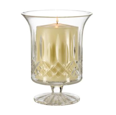 Lismore Footed Hurricane with Candle