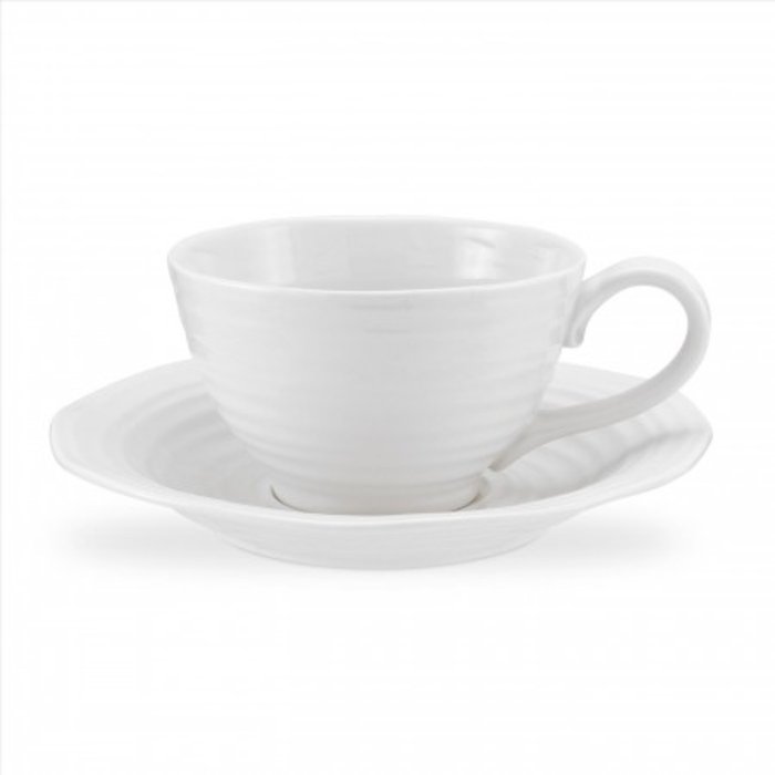 Sophie Conran White Jumbo Cup and Saucer