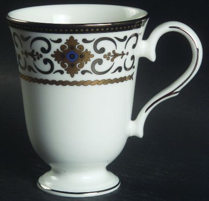 Vintage Jewel Accent Mug